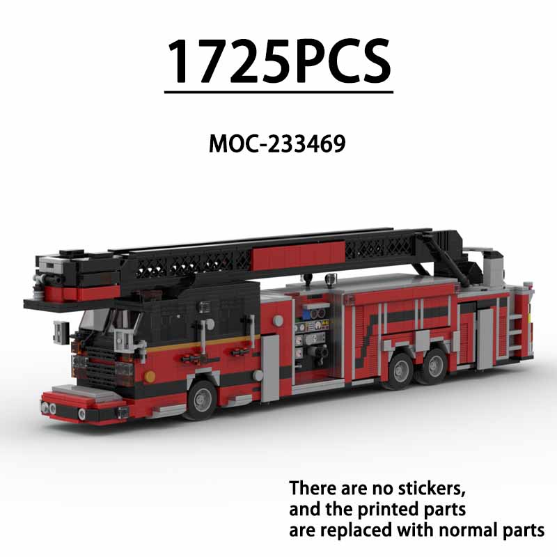 Fire Escape Ladder - MOC-233469 100ft Kule Merdivenli İtfaiye Aracı