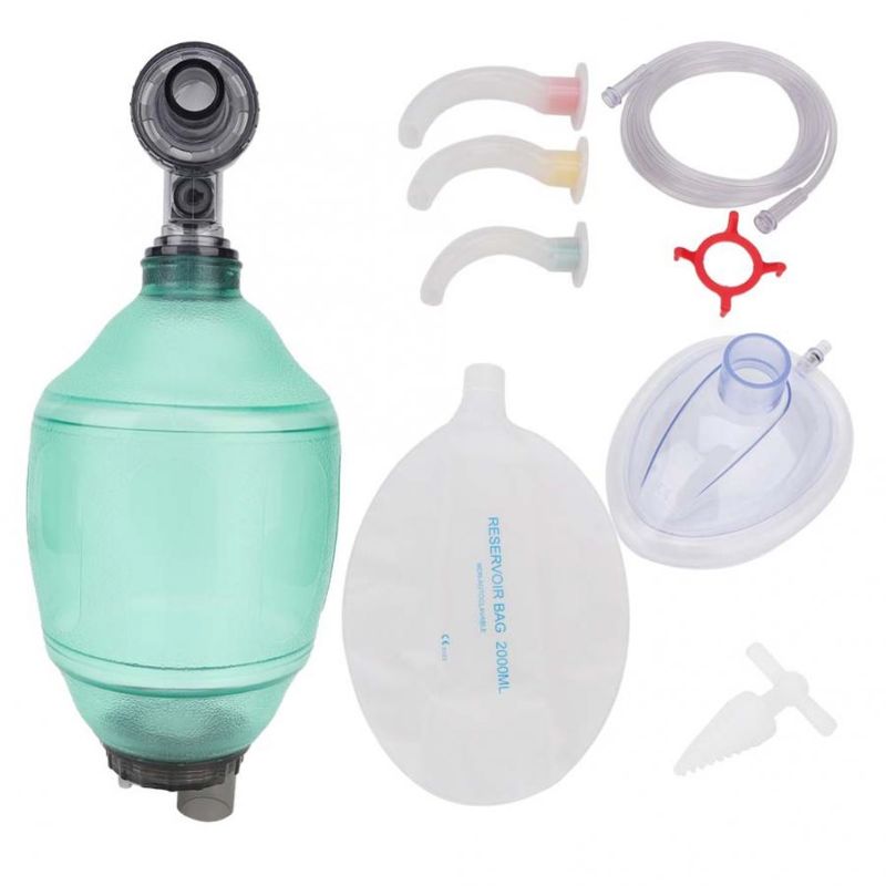 First Aid Bag Kit - Yetişkinler için manuel Resuscitator PVC Ambu