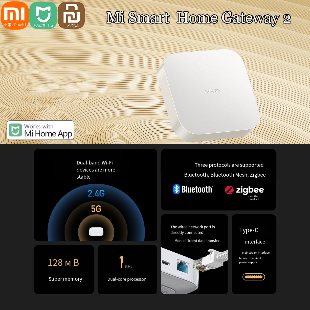 Orijinal Xiaomi Mijia akıllı e - Xiaomi Hub Mijia Hub incelemesi ve fiyatı