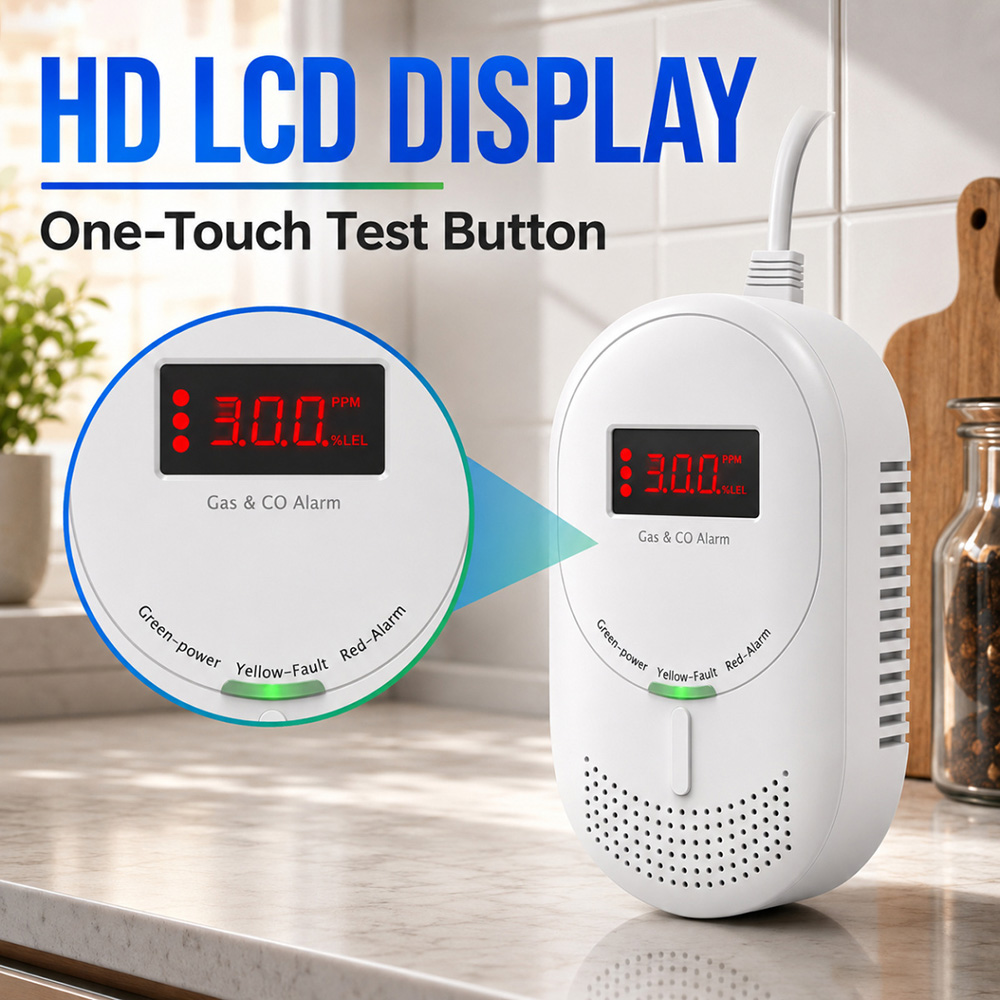 CCEsafety Zigbee Tuya Gaz CO D - Co Detector Plug incelemesi ve fiyatı