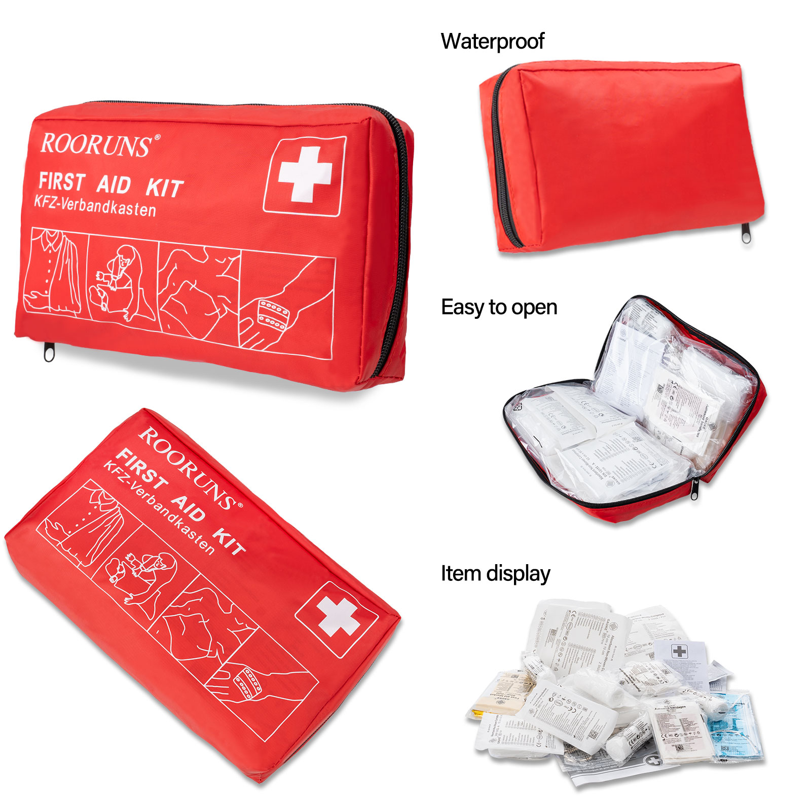 ROORUNS Taşınabilir İlk Yardım - First Aid Bag Kit incelemesi ve fiyatı
